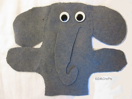 elephant hand puppet