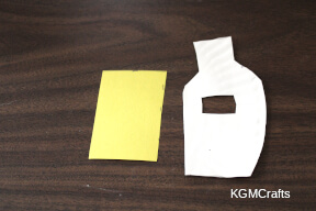 cut a yellow rectangle