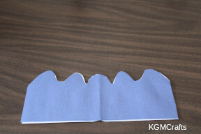 cut waves in the paper