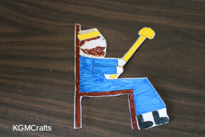 color the picture of the king