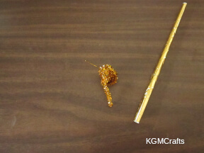 roll a gold pipe cleaner