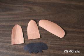 cut the pieces for the horse