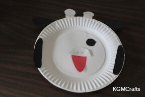 glue to pieces to the plate