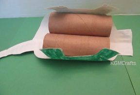 step 3 add the cardboard rolls