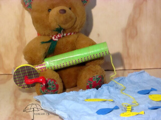 bear and fishing pole fishers of men game