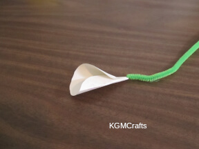 overlap the ends and glue