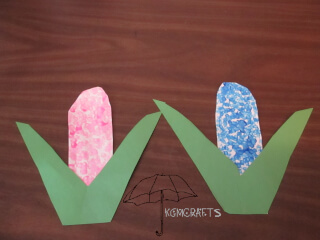 Painted Hyacinth Flower Craft