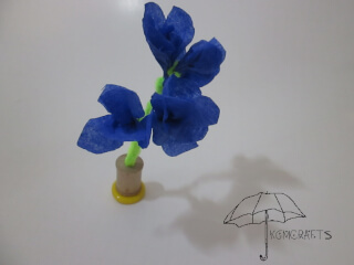 streamer flower craft