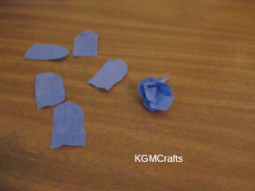 cut on fold make a flower