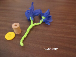 make another stem with three flowers