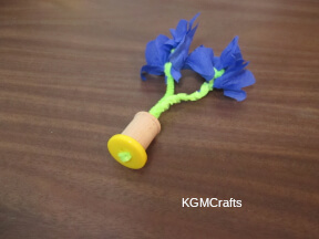 push the end back into the spool