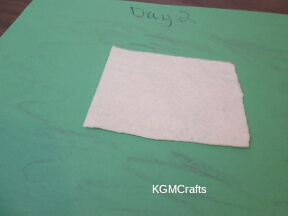 step 2 color the green paper