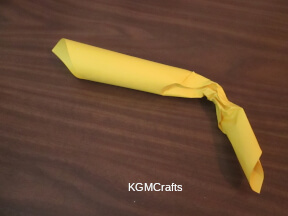 trumpet step 1 roll the paper