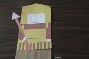 Goliath bag puppet
