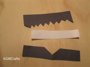 step 2 cut pieces for hair and clothes