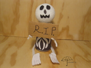 pop can skeleton recycled skeleton