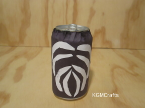 step 2 glue to the pop can