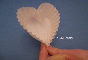 pinch the bottom of the liner