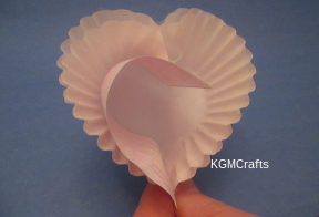 tape the paper strip inside the liner