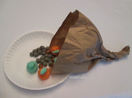 bag and play dough cornucopia cornucopia