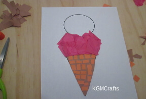 glue tissue for ice cream