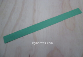 inchworm step 1 cut a green rectangle