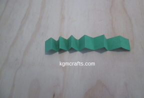 step 3 fold back and forth