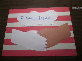 Martin Luther King jr. Day craft