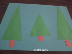 make the trees for your picture