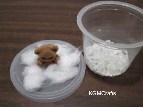 add cotton and beads