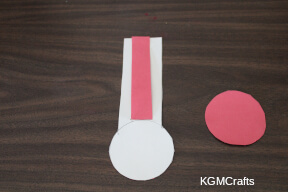 thread the strip through the slit