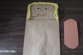 add a face to the bag