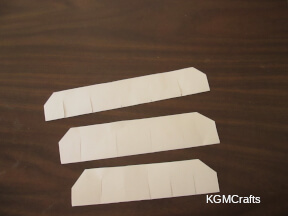 step 2 cut slits in the rectangles