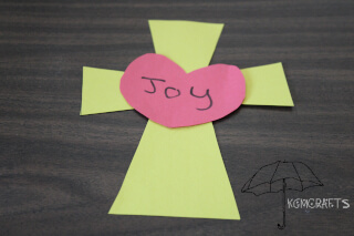 Jesus endured the cross with joy Cross with heart of joy