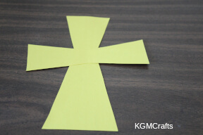 glue the arms to the cross joy cross step 5