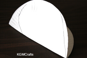 draw a heart on a paper plate joyin heart step 1