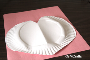 use the heart as a pattern heart step 2