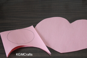 draw a circle heart step 3