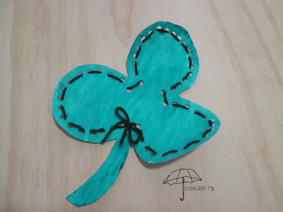 shamrock lacing card lacing card