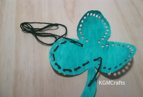 step 4 lace your card