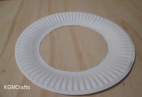 step 1 cut out center of plate