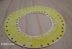 step 2 color and punch holes