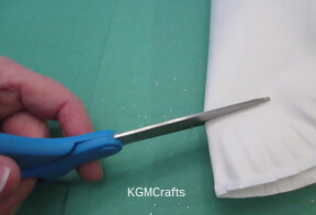 step 1 cut out center of plate