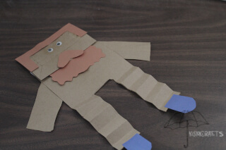 a paper bag man paper bag lame man