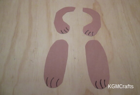 step 2 make the paws