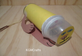 step 6 glue the head to the body