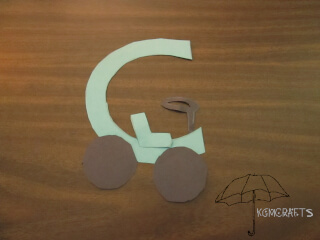 use the letter to make a car letter c car