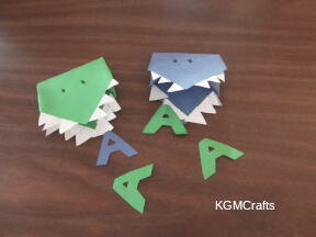 step 5 make the letter A