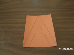 anthill step 1 draw an upper case letter A