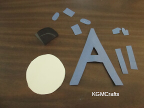 step 2 mark the center of the black circle